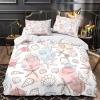 Nautical Themed Bed Cover 3 Piece Double Sided Quilt Cover, Cotton Fabric All Season Coastal Beach Shell Print Quilt Cover, Room Bedroom Quilt 2 Pillowcases (20 X 30 Inches) 90x90inch view 3