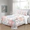 Nautical Themed Bed Cover 3 Piece Double Sided Quilt Cover, Cotton Fabric All Season Coastal Beach Shell Print Quilt Cover, Room Bedroom Quilt 2 Pillowcases (20 X 30 Inches) 90x90inch view 4