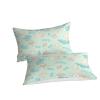 3 Piece Quilt King Ocean Theme, Lightweight Coastal Beach Bedding Shell Conch Starfish Print Bedspread Bedspread with 2 Pillowcases 90x90 inch228x228 cm view 2