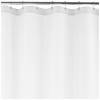 Amazon Aware Waffle Weave Shower Curtain, 50% Recycled Poly/50% Bci Cotton, White, 72" x 72" view 2