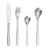 48-Piece Creative Silverware Set for 12, 18/8 Stainless Steel Cutlery Flatware Set,Kitchen Tableware Set for Home and Restaurant, Knife Spoons and Forks Set, Mirror Polished, Dishwasher Safe (48 pcs) view 1