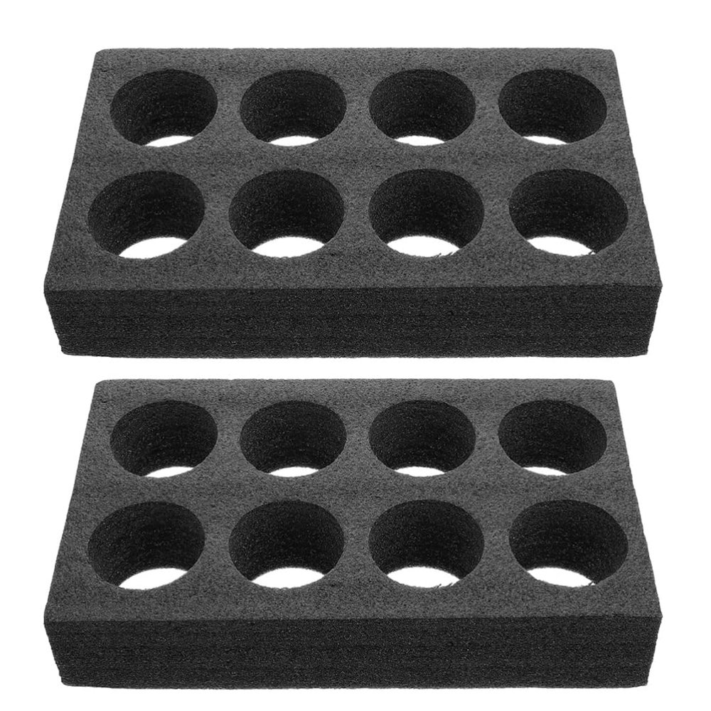 2 Pack 8 Cup Drink Carrier for, Reusable Coffee Tray Beverage Holder for Hot or Cold Drinks, to Go Coffee Cup Holder for Food, Coffee Shop, Office, Picnic