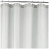 Amazon Aware Waffle Weave Shower Curtain, 50% Recycled Poly/50% Bci Cotton, Light Gray, 72" x 72" view 2