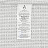 Amazon Aware Waffle Weave Shower Curtain, 50% Recycled Poly/50% Bci Cotton, Light Gray, 72" x 72" view 3