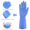 IUCGE Blue XL Rubber Gloves for Kitchen and Household Cleaning view 2