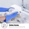 IUCGE Blue XL Rubber Gloves for Kitchen and Household Cleaning view 4