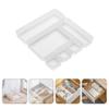 LIFKOME 5pcs Organizing Box for Home Storage Multipurpose Plastic Storage Bins Dividers for Office Kitchen Bathroom Dresser Organization view 2