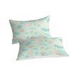 3 Piece Quilt King Ocean Theme, Lightweight Coastal Beach Bedding Shell Conch Starfish Print Bedspread Bedspread with 2 Pillowcases Full80x90 inch203x228 cm view 2