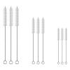 Drinking Straw Cleaner Brush Kit YQBOOM Straw Brushes 9 Pcs 3 Size Straw Cleaner Brush Reusable Extra Long Pipe Cleaners for Tumbler, Sippy Cup, Bottle and Tube Teapot view 1