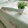 FADFAY 7Pcs Green Floral Cotton Duvet Cover Sheet Set Full Size, 1 Duvet Cover+1 Flat Sheet+1 Fitted Sheet+ 4 Standard Size Shams view 4
