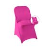 magalo 20 Pack Fuchsia Spandex Folding Waterproof Chair Cover, Stretch Chair Cover Protector for Wedding, Party, Dining Banquet and Other Special Events view 1