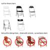 magalo 20 Pack Fuchsia Spandex Folding Waterproof Chair Cover, Stretch Chair Cover Protector for Wedding, Party, Dining Banquet and Other Special Events view 2