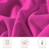 magalo 20 Pack Fuchsia Spandex Folding Waterproof Chair Cover, Stretch Chair Cover Protector for Wedding, Party, Dining Banquet and Other Special Events view 4
