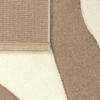 Paco Home Brown Beige Area Rug with Contour Cut and Modern Floral Pattern, Size: 5'3" x 7'7" view 4