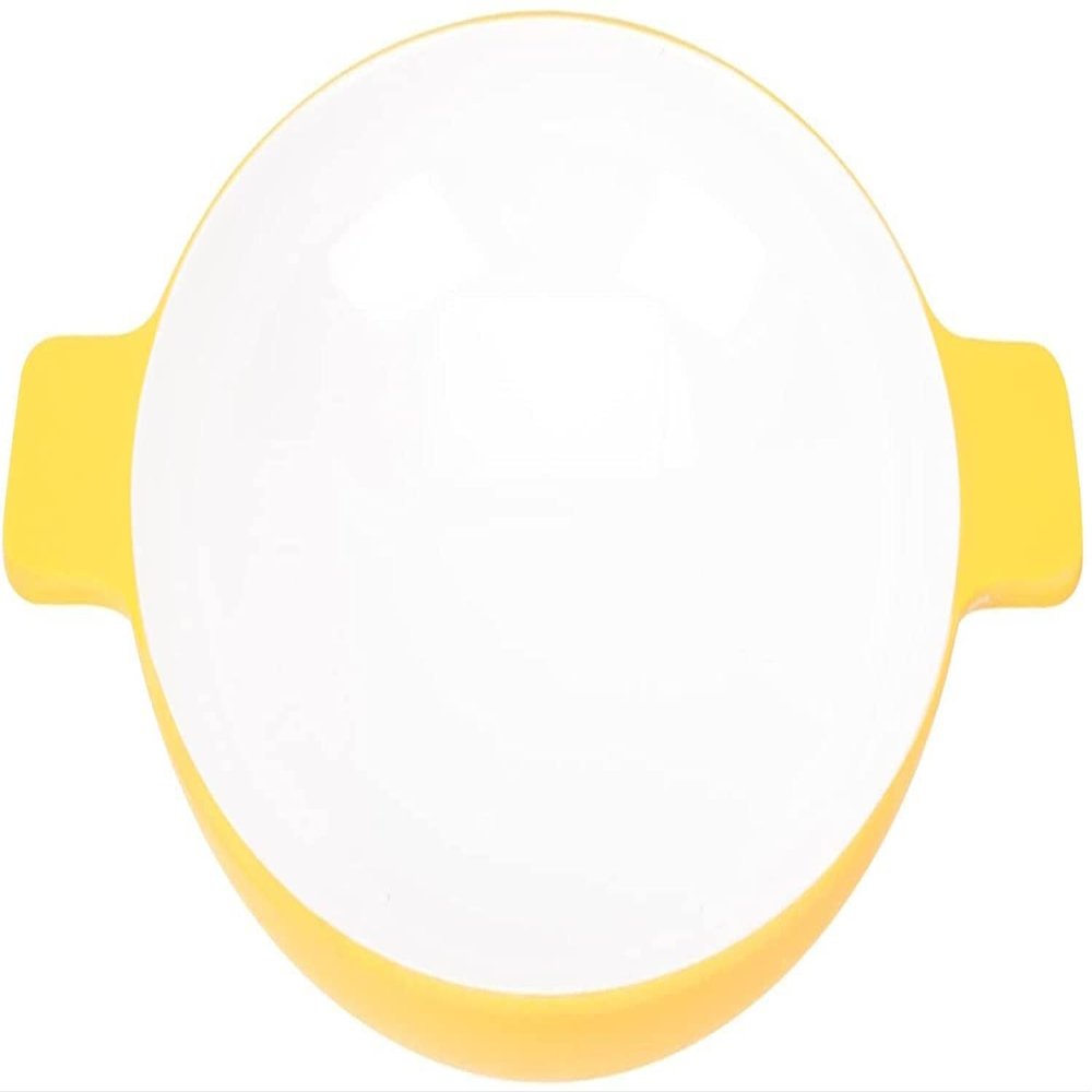 Salad Bowl ceramic Ceramic Ramen Noodle Bowl Melamine: Porcelain Serving Trays With Double Handle For Appetizer Sushi Fruit Candy Kitchenware (Color : Yellow)