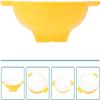 Salad Bowl ceramic Ceramic Ramen Noodle Bowl Melamine: Porcelain Serving Trays With Double Handle For Appetizer Sushi Fruit Candy Kitchenware (Color : Yellow) view 2