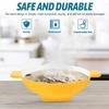 Salad Bowl ceramic Ceramic Ramen Noodle Bowl Melamine: Porcelain Serving Trays With Double Handle For Appetizer Sushi Fruit Candy Kitchenware (Color : Yellow) view 4