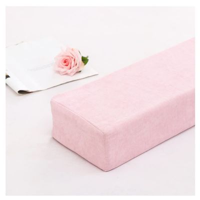 Durable Bed Headboard Pillow Cushion Bed Gap Filler Bedside Protection Cushion for Sofa, Rectangle Bolster Long Armrest Mattress Pillow Cushion (Color : Pink, Size : 20X12X80cm)