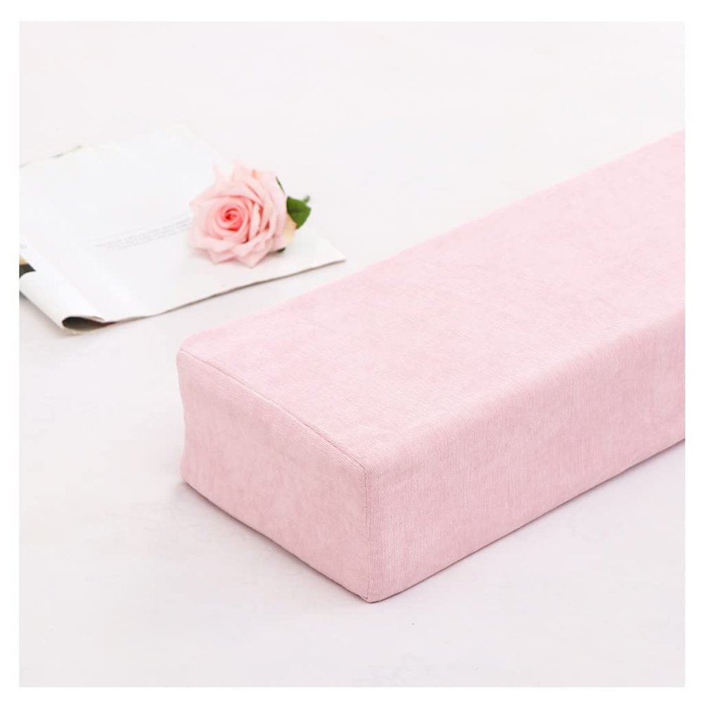 Durable Bed Headboard Pillow Cushion Bed Gap Filler Bedside Protection Cushion for Sofa, Rectangle Bolster Long Armrest Mattress Pillow Cushion (Color : Pink, Size : 20X12X80cm)