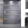 APUM Heater Towel Rack, Electric Towel Warmer for Bathroom Stainless Steel Electric Curved Energy Saving Safety Home Bathroom Accessories Towel Dryer view 1