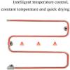 APUM Heater Towel Rack, Electric Towel Warmer for Bathroom Stainless Steel Electric Curved Energy Saving Safety Home Bathroom Accessories Towel Dryer view 4