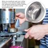 51mm Filter Basket, Espresso Maker Filter Basket Cup Stainless Steel Espresso Filter Basket Coffee Filter Cup Cafe Barista Replacement Parts Espresso Machine Coffee Filter Accessories, 2 Pack view 2
