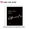 4 Pcs Officiant Wine Label, Pairs Well with Officiant Wine Bottle Stickers, Officiant Gift, Officiant Thank You Gift, Wedding Party Decorations Supplies view 2