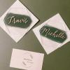 KAITELA 100 Pcs Clear Acrylic Place Cards 1/8" Thick, 3.15" x 2.75" Small Hexagon Blank Acrylic Tiles Seating Card, Escort Name Plate for Table Setting, Wedding, Dinner Party view 4