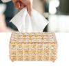 Cyrank Rectangular Crystal Tissue Box Cover, Decorative Tissue Holder Toliet view 2