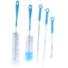 5Pcs Bottle Brush Cleaner, Long Handle Water Bottle Cleaner Brush for Narrow Cup, Flask, Pipes, Kettle Spout Brushes(Blue) view 1