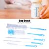 5Pcs Bottle Brush Cleaner, Long Handle Water Bottle Cleaner Brush for Narrow Cup, Flask, Pipes, Kettle Spout Brushes(Blue) view 2