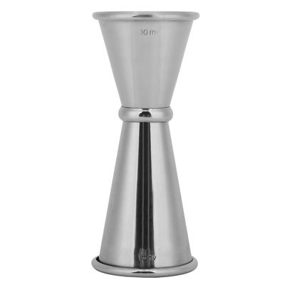 30/45ml Stainless Steel Wine Cocktail Shaker Double Jigger Bartending Measuring Measurements Inside Tool Bar Pourers for Family,Bar Jigger, Bar, Hotel, Cafe, KTV, Bar Jigger, 30/45ml Stainless S