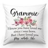 KongMoTree Grammie Gift Pillow Case, I Have Loved You My Whole Life, Birthday Gift for Grandma, Perfect Present for Grandma, 18x18 Inches view 1