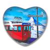 Switzerland Zermatt Gornergrat Observation Deck Fridge Magnets Sticker Kitchen Refrigerator Decoration Magnet Gift Heart Shape view 1