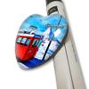 Switzerland Zermatt Gornergrat Observation Deck Fridge Magnets Sticker Kitchen Refrigerator Decoration Magnet Gift Heart Shape view 2