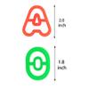 Pecopcock Kids Letter Molds Numeral Molds Tools Set for Preschool cognition Creative Cutting (41 Pieces) view 4