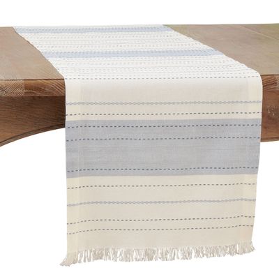 Striped Dobby Table Runner