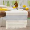 Striped Dobby Table Runner view 3
