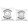 Antique Lover, Depression Glass Makes me Happy Throw Pillow view 3