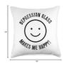 Antique Lover, Depression Glass Makes me Happy Throw Pillow view 4