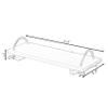 Decorative Natural Wood Serving Board Tray with Rope Handles, Wooden Charcuterie Platter, Cheese and Cracker Tray, Acacia Wood Kitchen Counter Tray view 4