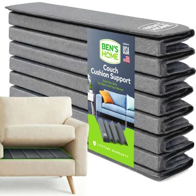 BEN'SHOME Heavy Duty Sofa Cushion Support Board for Sagging Sofas | Fits 68"-81" x 19.7" Deep | Protects Your Back from Sinking Seats | 0.5" Solid Wood, 400 LBS, Anti-Slip, Lifetime Replacement