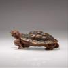 Copper Turtle Figurines Antique Crafts,Metal Brass Animal Tortoise Statue,Tea Pet Table Ornament Home Sand Table Decor Accessories Study Paperweight view 2