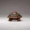 Copper Turtle Figurines Antique Crafts,Metal Brass Animal Tortoise Statue,Tea Pet Table Ornament Home Sand Table Decor Accessories Study Paperweight view 4