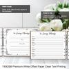 Creawoo Wooden Funeral Guest Book for Memorial Service Celebration of Life Decorations, Hardcover In Loving Memory Guestbook Set with White Pages, Included Share a Memory Cards, Table Sign, Pen (8.5") view 2