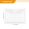 Zerodeko Triangle File Organizer Rack Magazine Holder for Desktop Slot Book Display Lightweight Storage for Home and Office Stylish Cd and Record Storage view 2