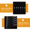 Zerodeko Triangle File Organizer Rack Magazine Holder for Desktop Slot Book Display Lightweight Storage for Home and Office Stylish Cd and Record Storage view 4
