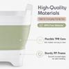 2.4 Gal(9L) Collapsible Dish Basin with Drain Plug, Space Saving Outdoor Multiuse Foldable Sink Tub, Dishpan, Kitchen Storage Tray for Camping, Vegetable Washing, RV (Green) view 4