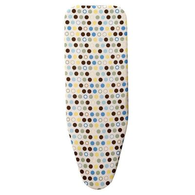 AOKEBR Ironing Board Covers,Ironing Board Cloth Cover,100% Cotton,107x43cm,Replacement Ironing Board Cover with Extra Thick Pad,Standard Elasticated(Fits Ironing Boards 96 * 33cm),for Steam Irons