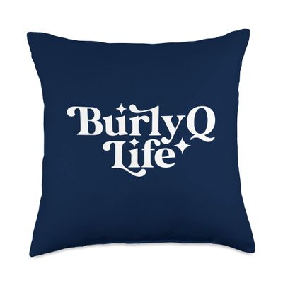 BURLY Q LIFE Throw Pillow